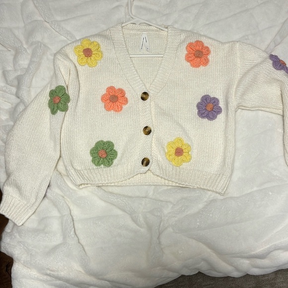 Soft girl flower cardigan size:small - Picture 1 of 1
